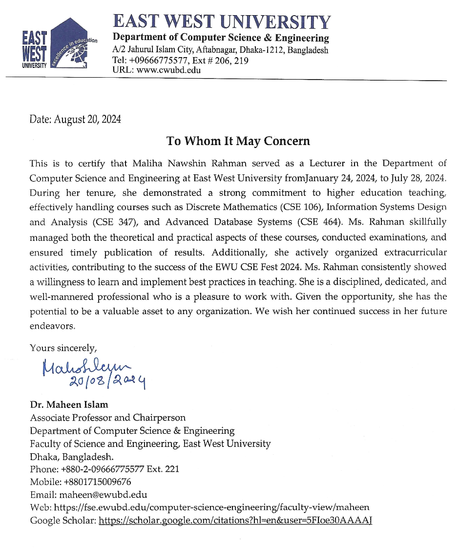 Mentoring Certificate