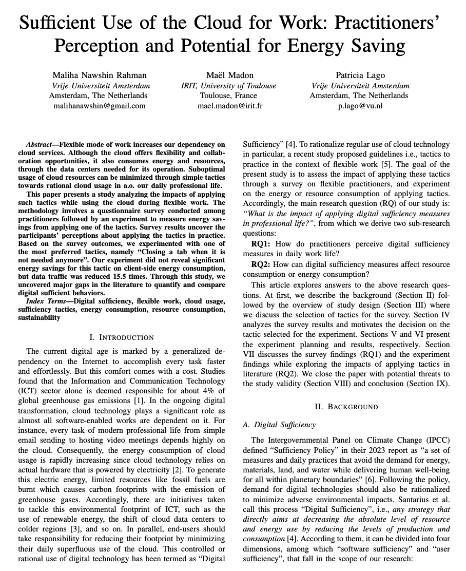 Publication of Research Paper